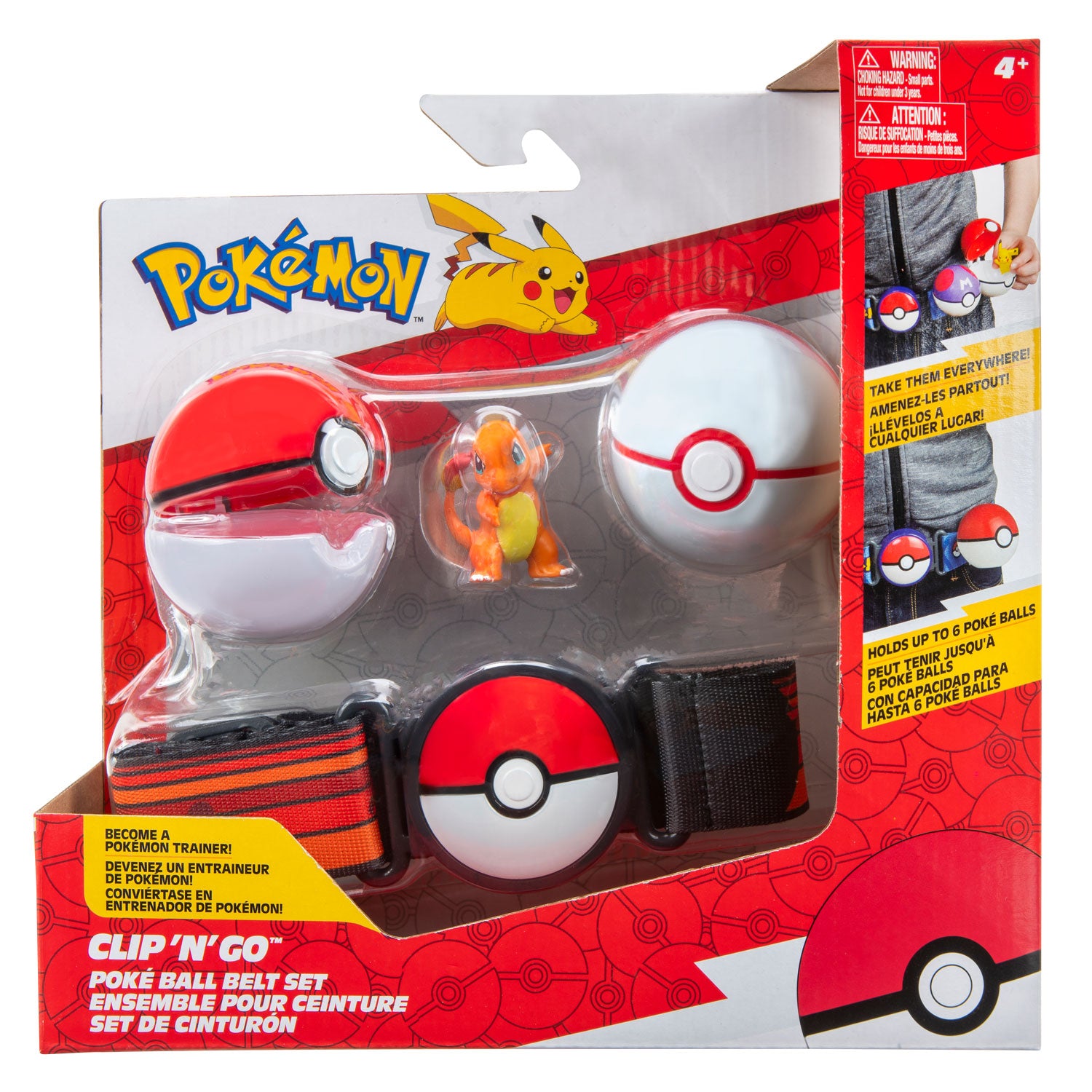 Pokemon Clip n Go Poke Ball Belt Set Asst