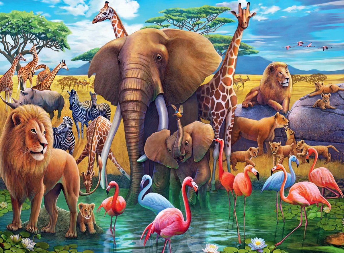 Exotic Safari, 200pc XXL