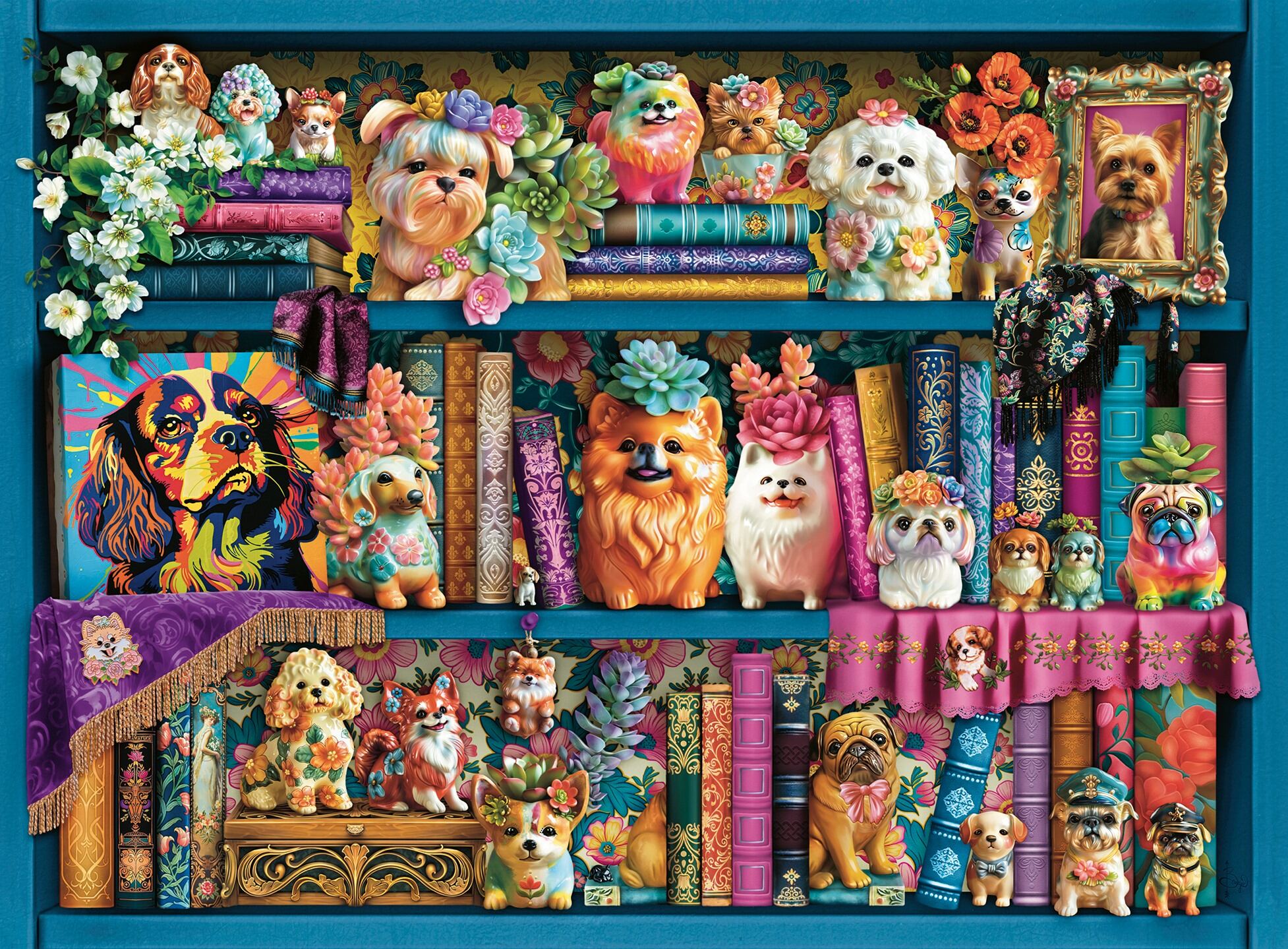 Precious Porcelain Pups 500pc