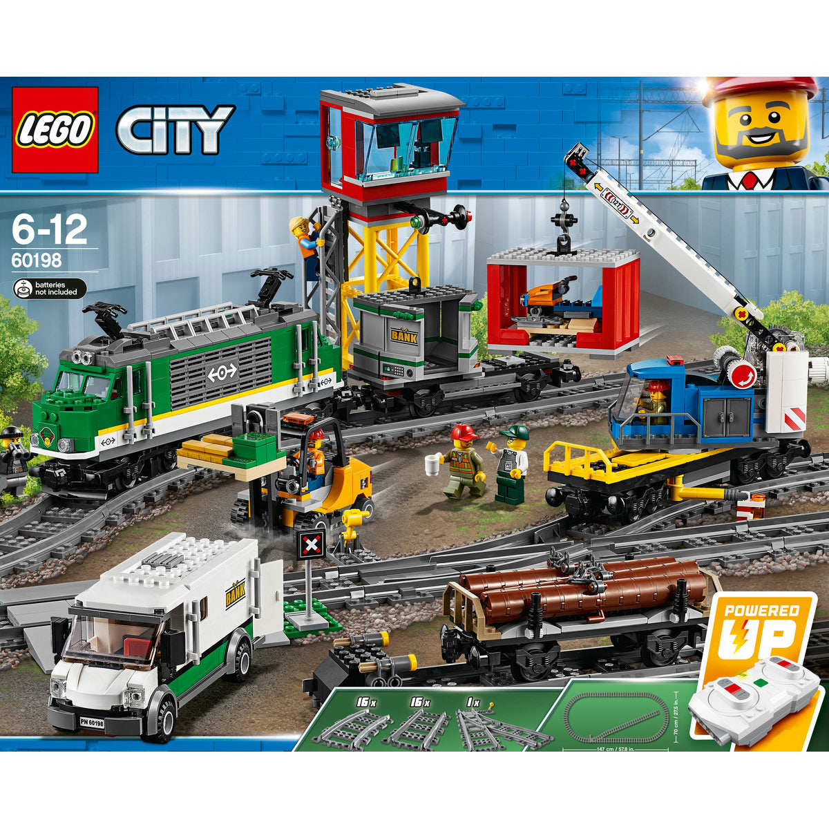 LEGO City Cargo Train 60198