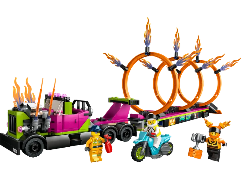 60357 Lego City Stunt Truck & Ring of Fire Challenge