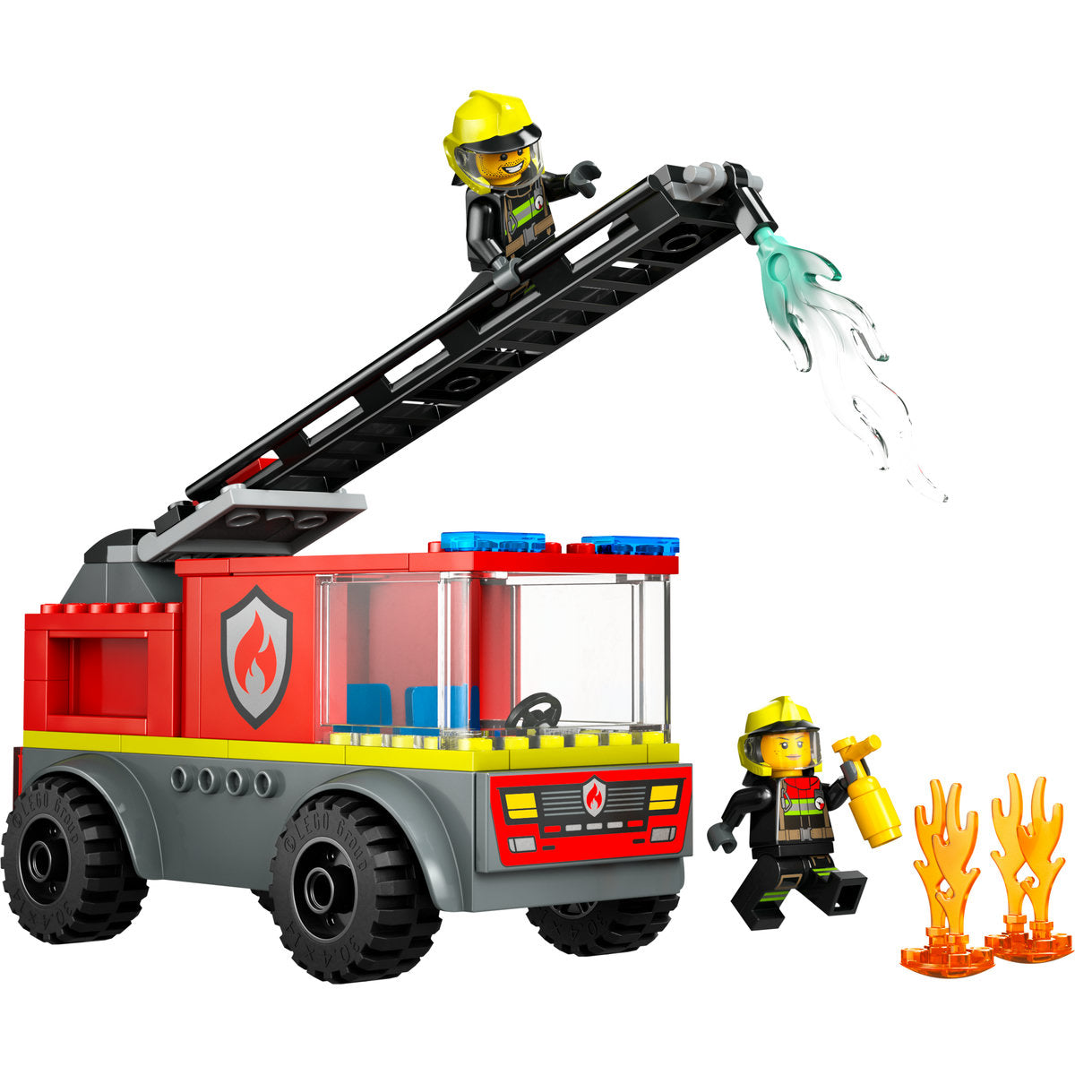 LEGO City Fire Engine with Ladder Toy Playset 60463