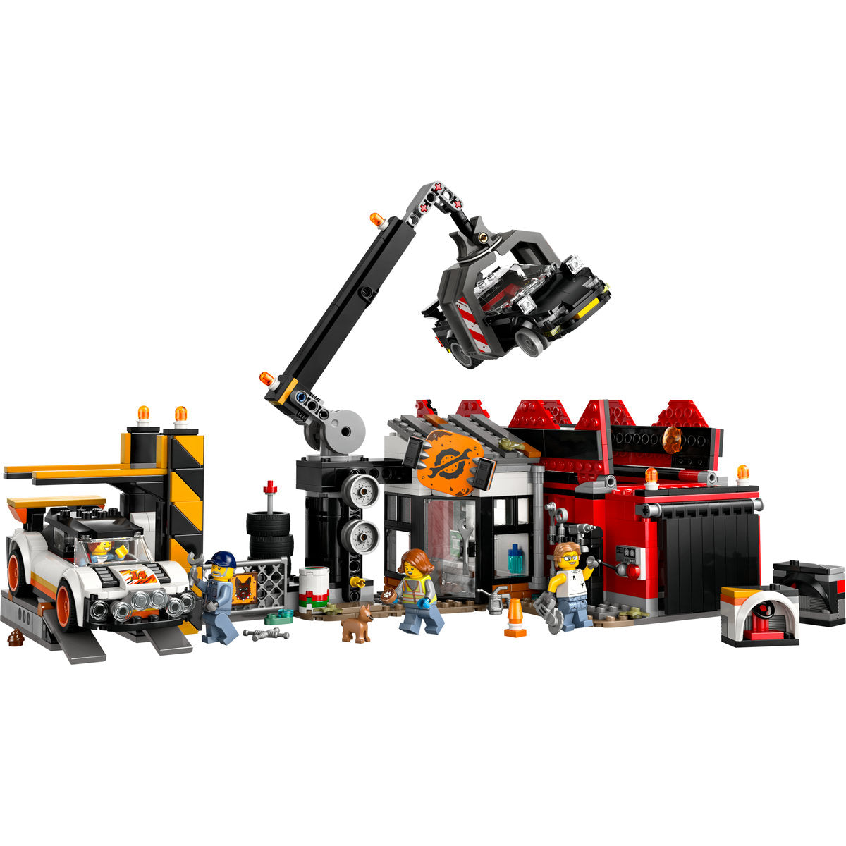 LEGO City Scrapyard with Cars and Crane Toy 60472