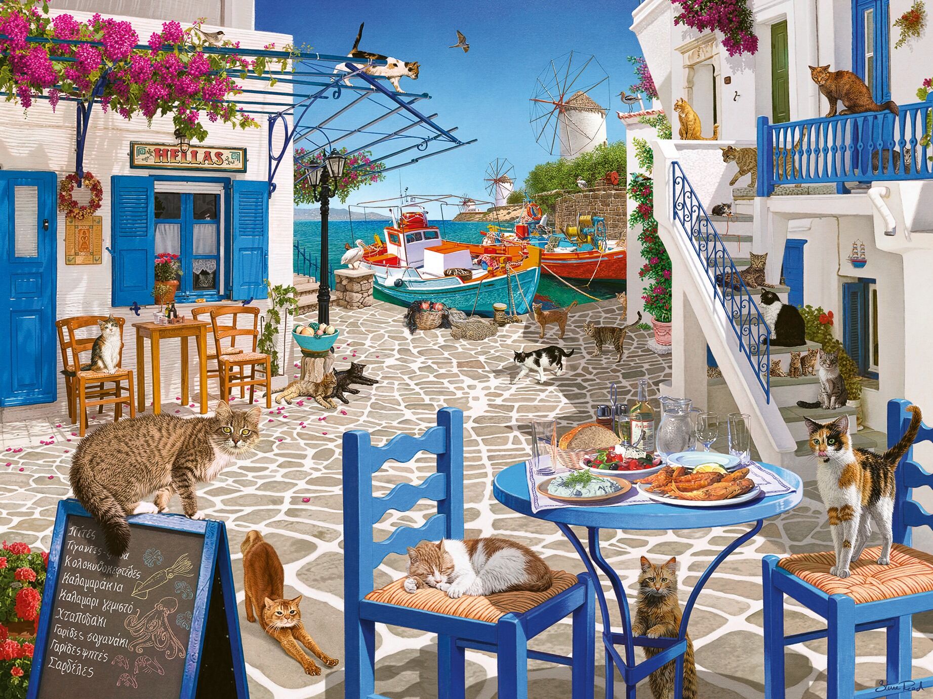 Cats of Mykonos 1500pc