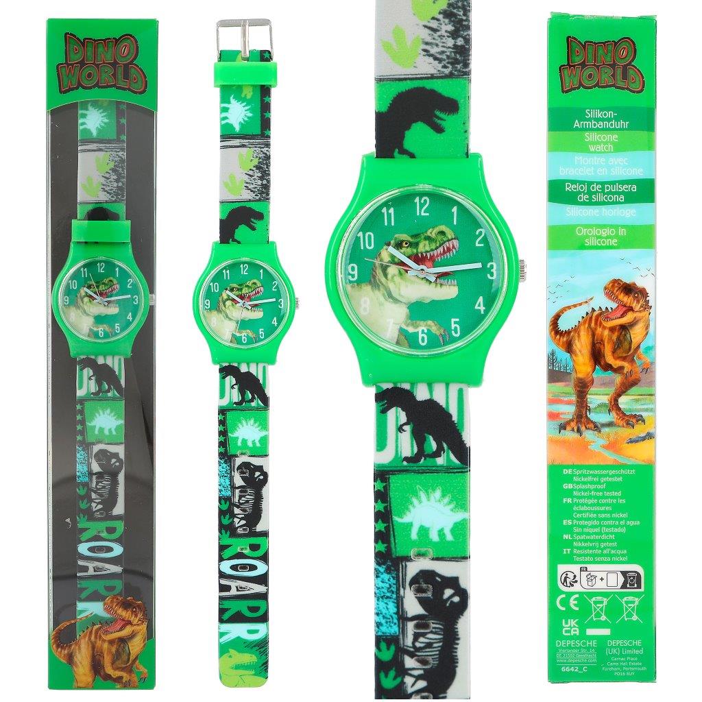 Dino World Silicone Watch