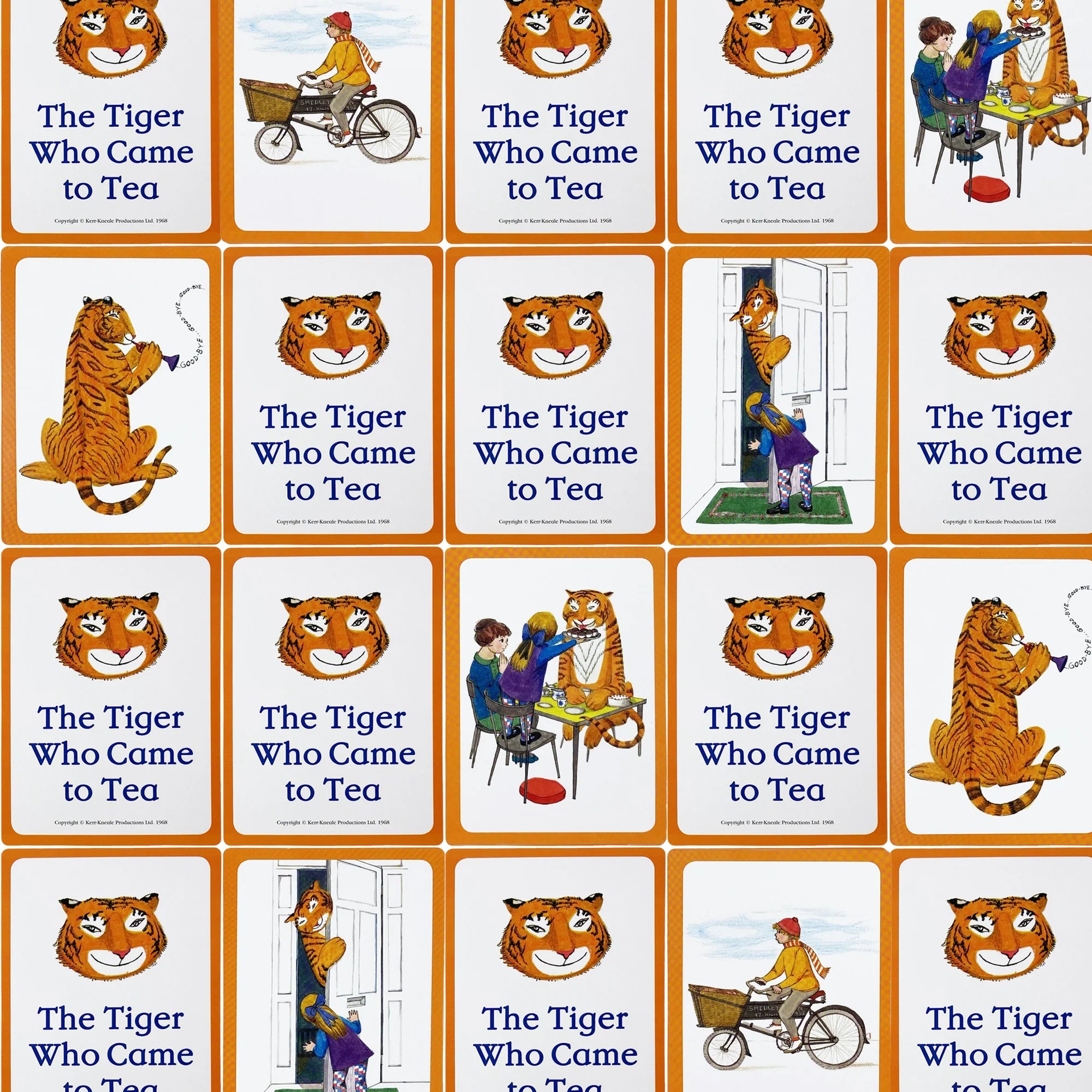 The Tiger who Came To Tea Card Game