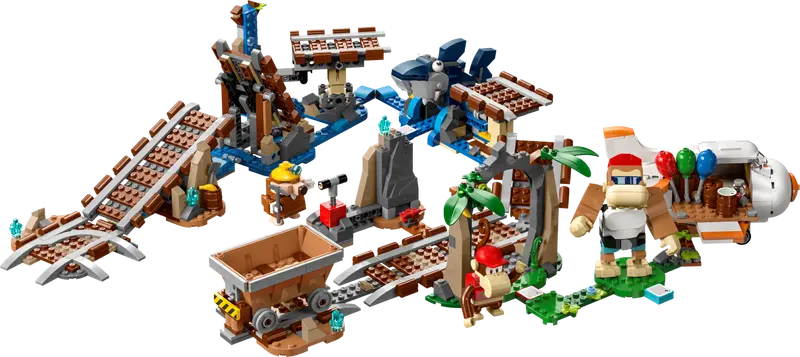 71425 Lego Super Mario Diddy Kong's Mine Cart Ride Expansion Set