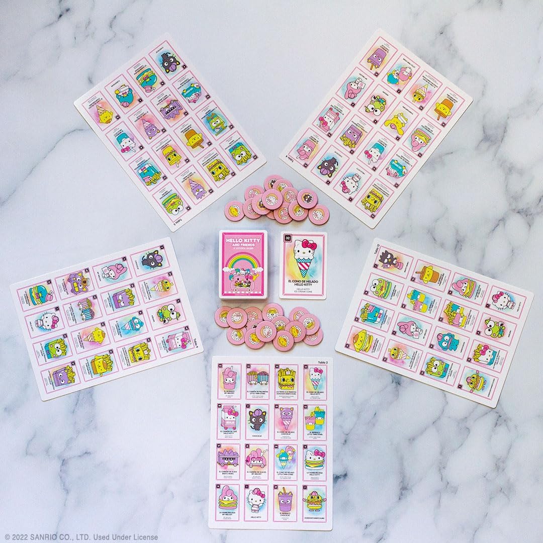 Hello Kitty & Friends A Loteria Game