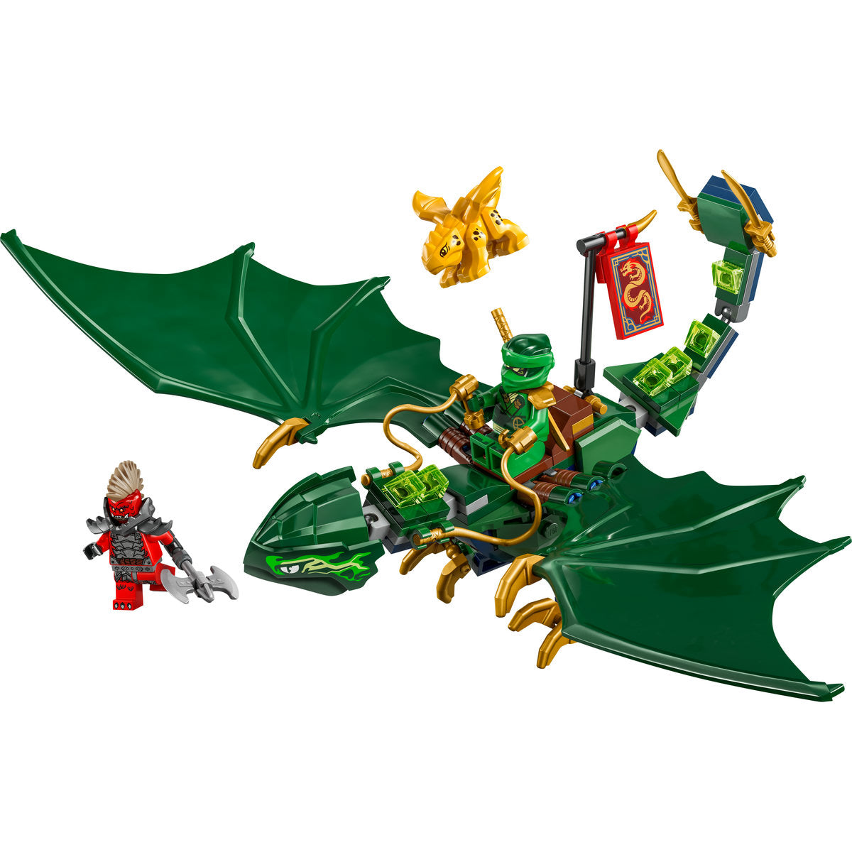 LEGO NINJAGO Lloyd’s Green Forest Dragon Toy 71829