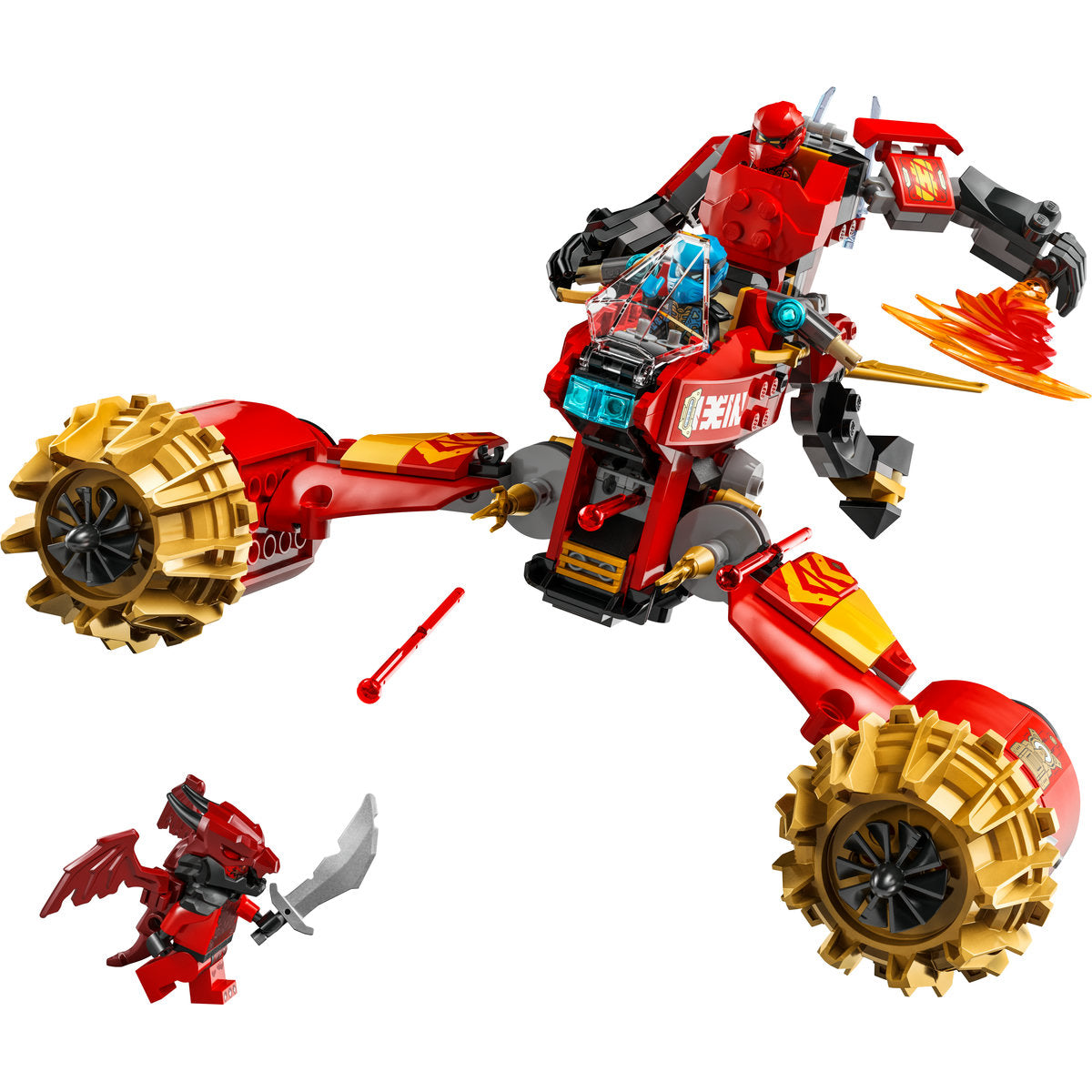 LEGO NINJAGO Kai’s Mech Storm Rider Ninja Toy 71830