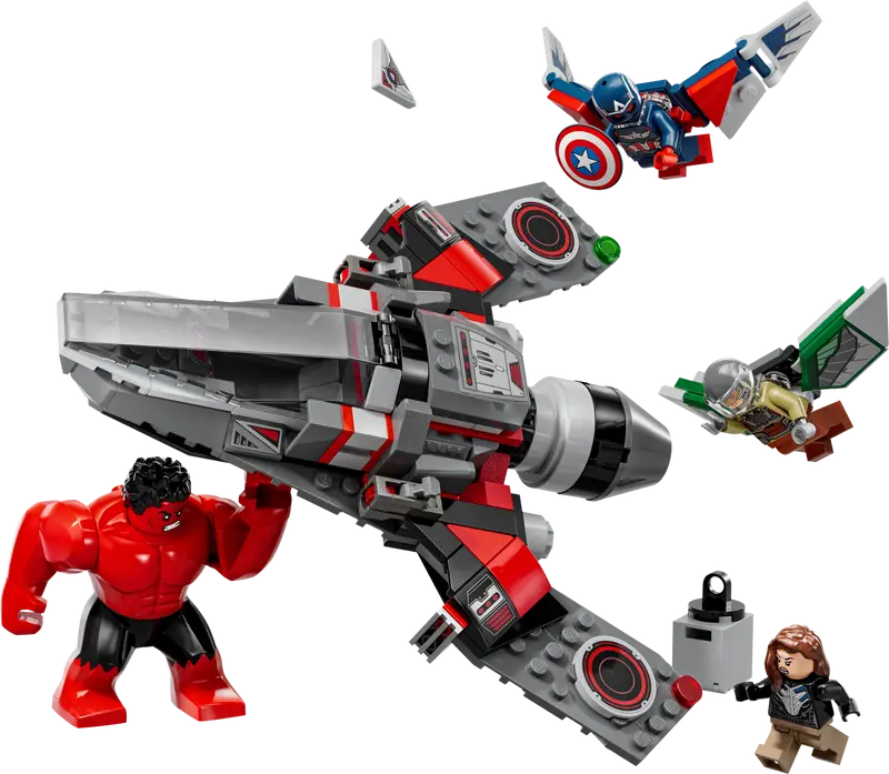 76292 Lego Marvel Captain America Vs Red Hulk Battle