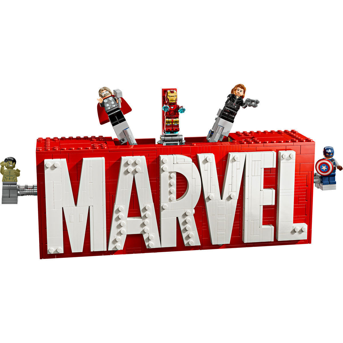 LEGO Marvel: MARVEL Logo & Minifigures Set 76313