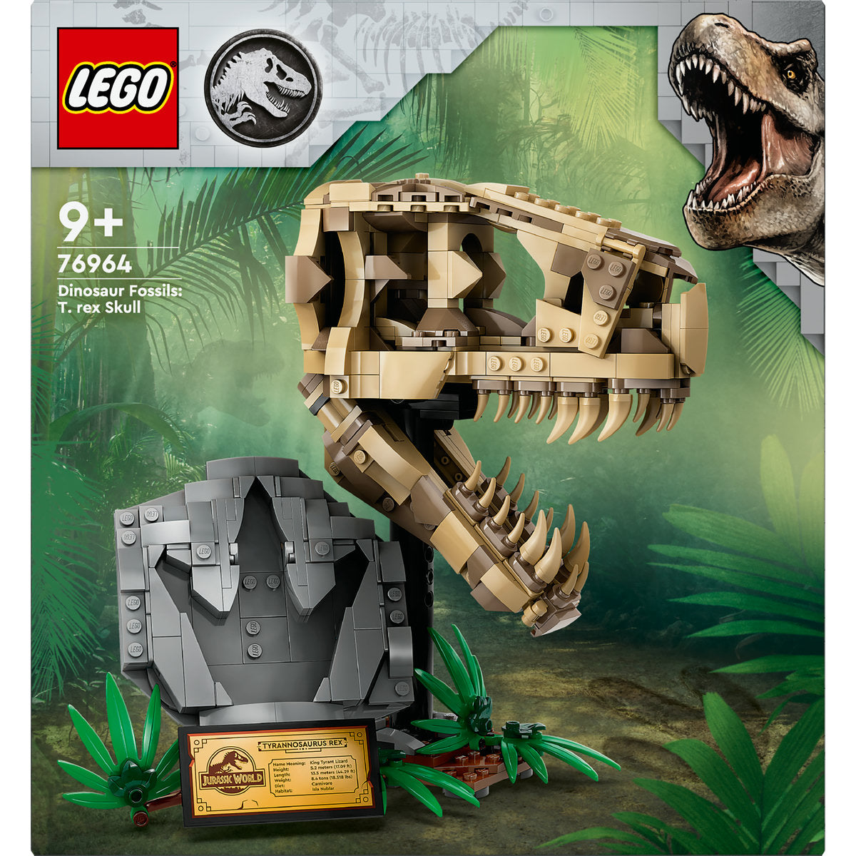 LEGO Jurassic World Dinosaur Fossils: T. rex Skull 76964 - Moons Toystore