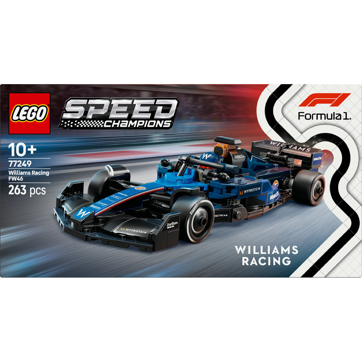 LEGO Speed Champions Williams Racing FW46 F1 Race Car 77249