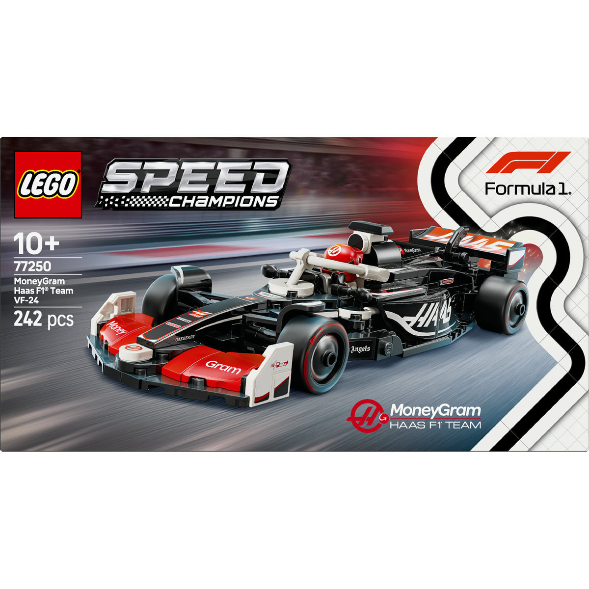 LEGO Speed Champions MoneyGram Haas F1 Team VF-24 Race Car 77250