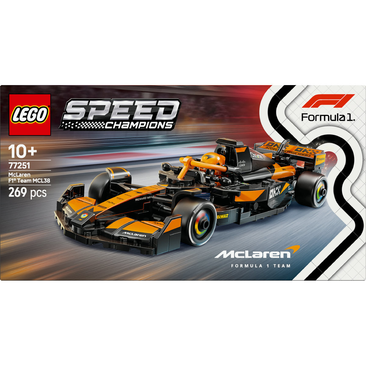 LEGO Speed Champions McLaren F1 Team MCL38 Race Car 77251