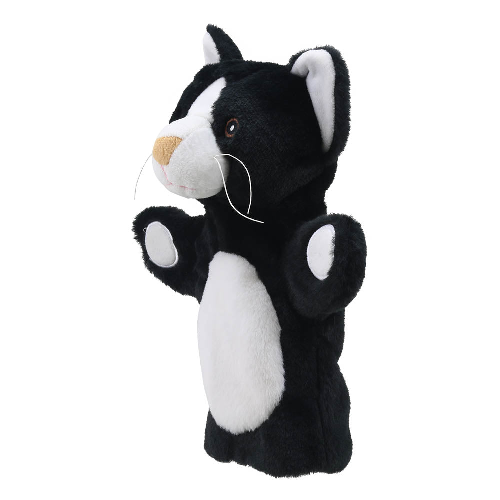 Eco Animal Buddies Cat (Black and White) Puppet