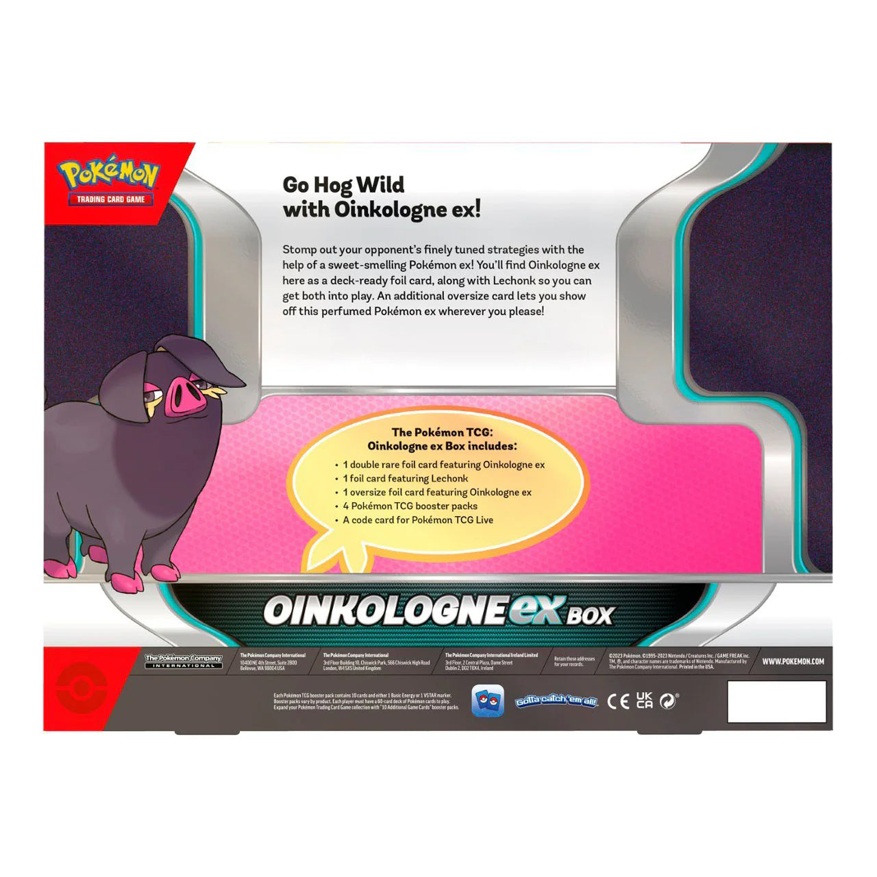 Pokemon Oinkologne Ex Box