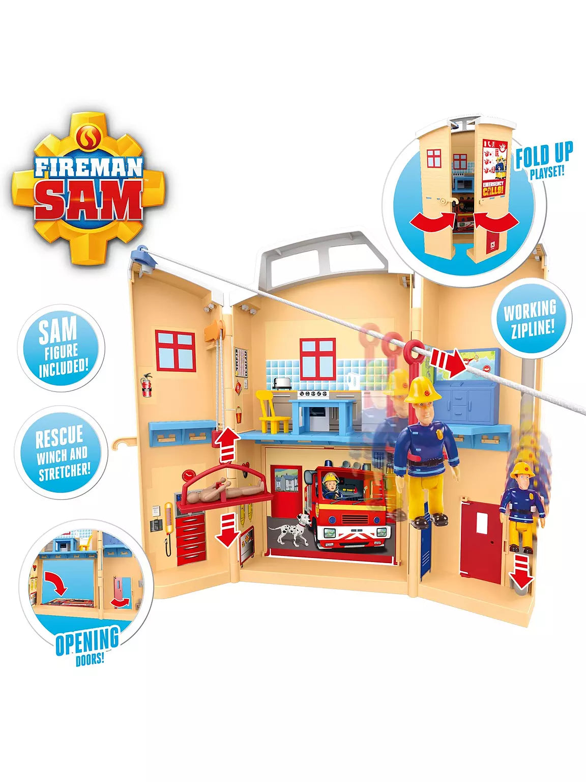 Fireman Sam Fire Rescue Centre Playset