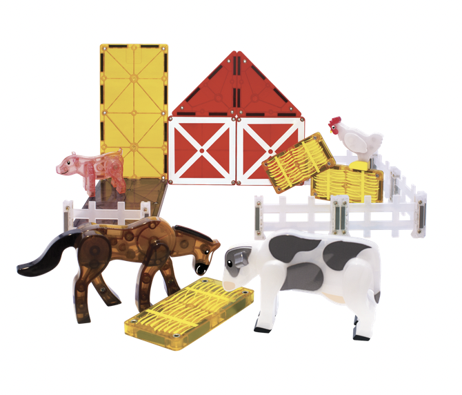 Magna Tiles Farm Animals 25 Piece Set