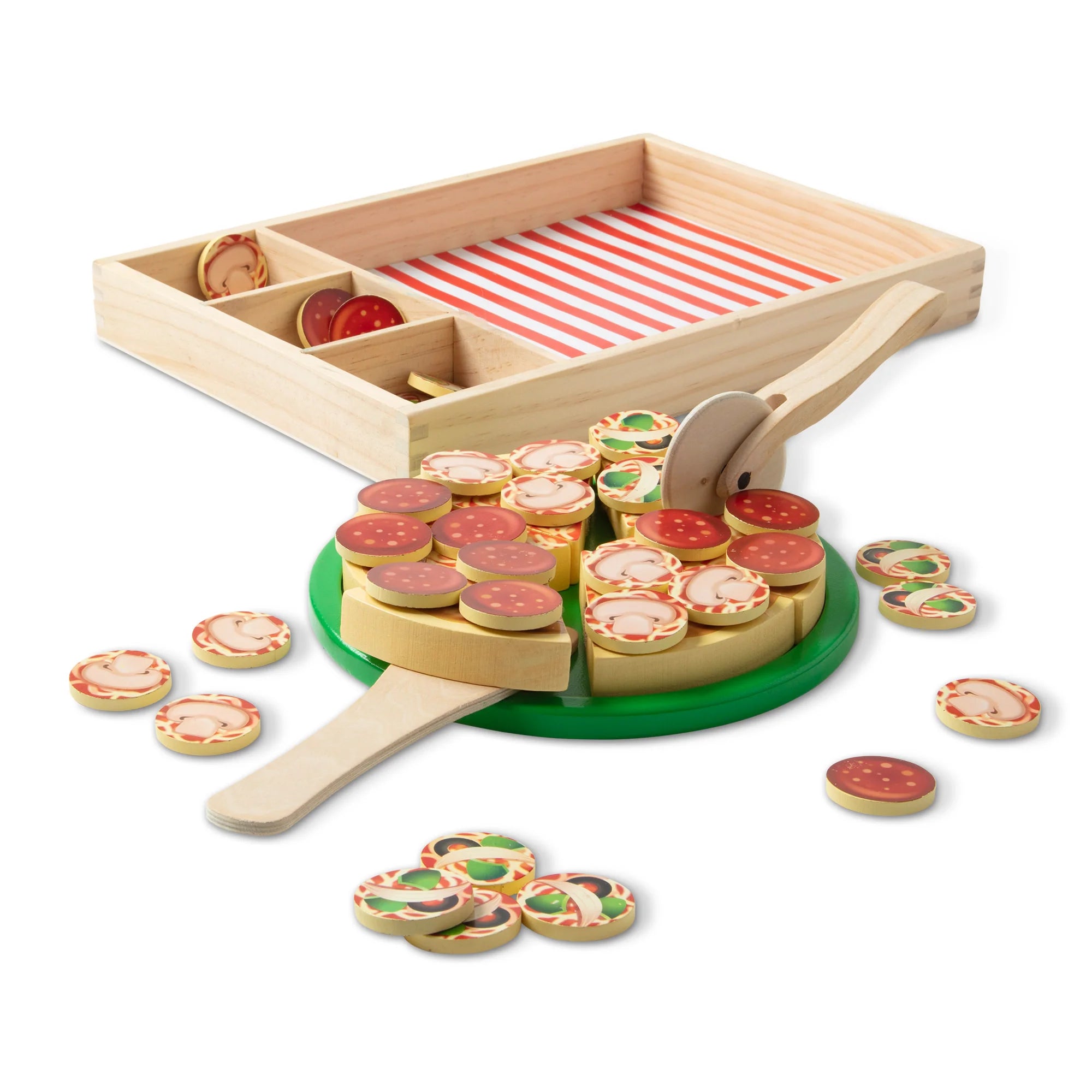 Wooden Pizza Party Play Set