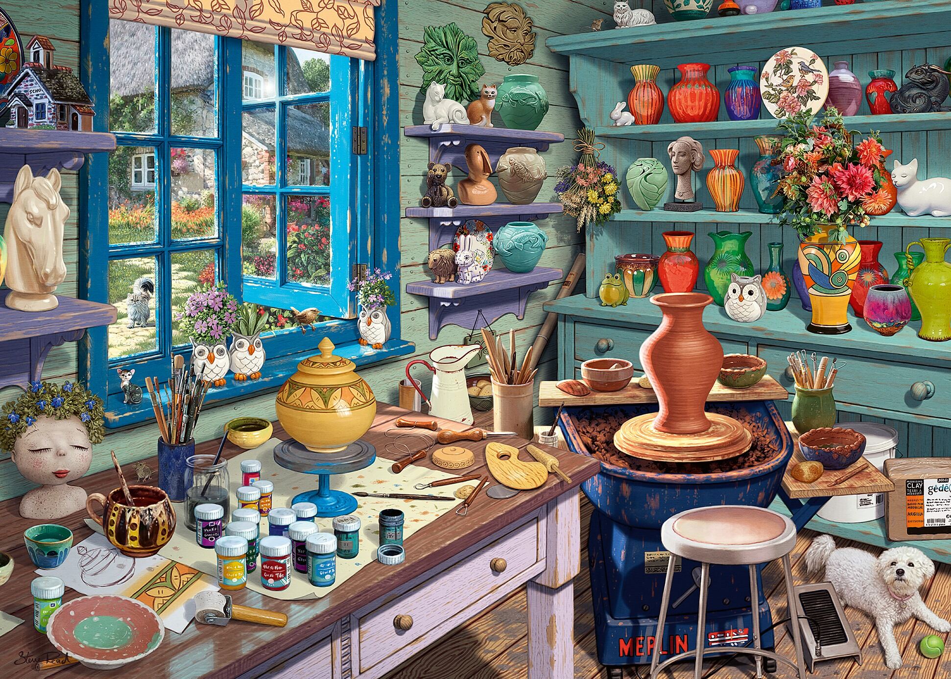 Pottery Studio Sanctuary 500pc