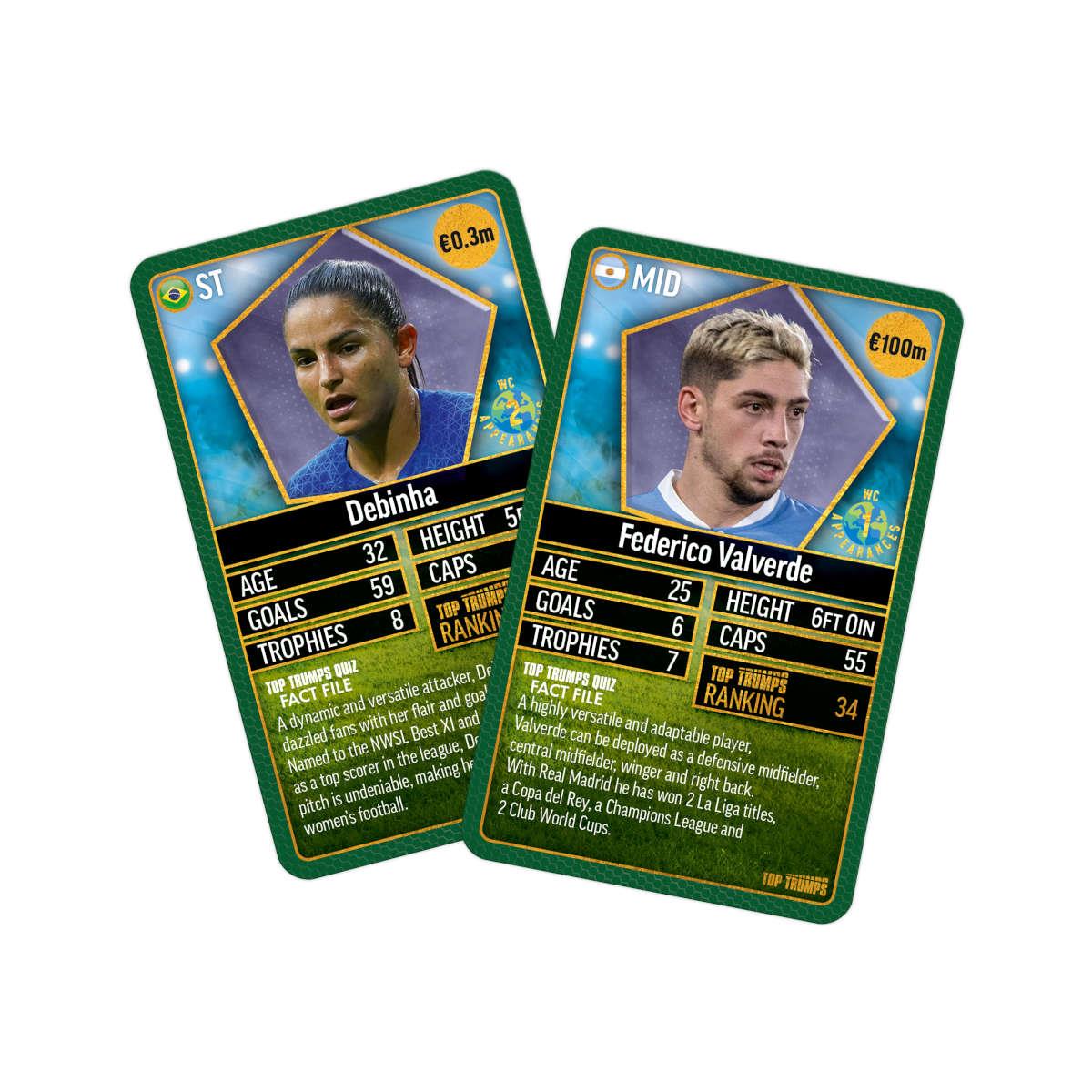 World Football Stars Top 200 Top Trumps Pack 5