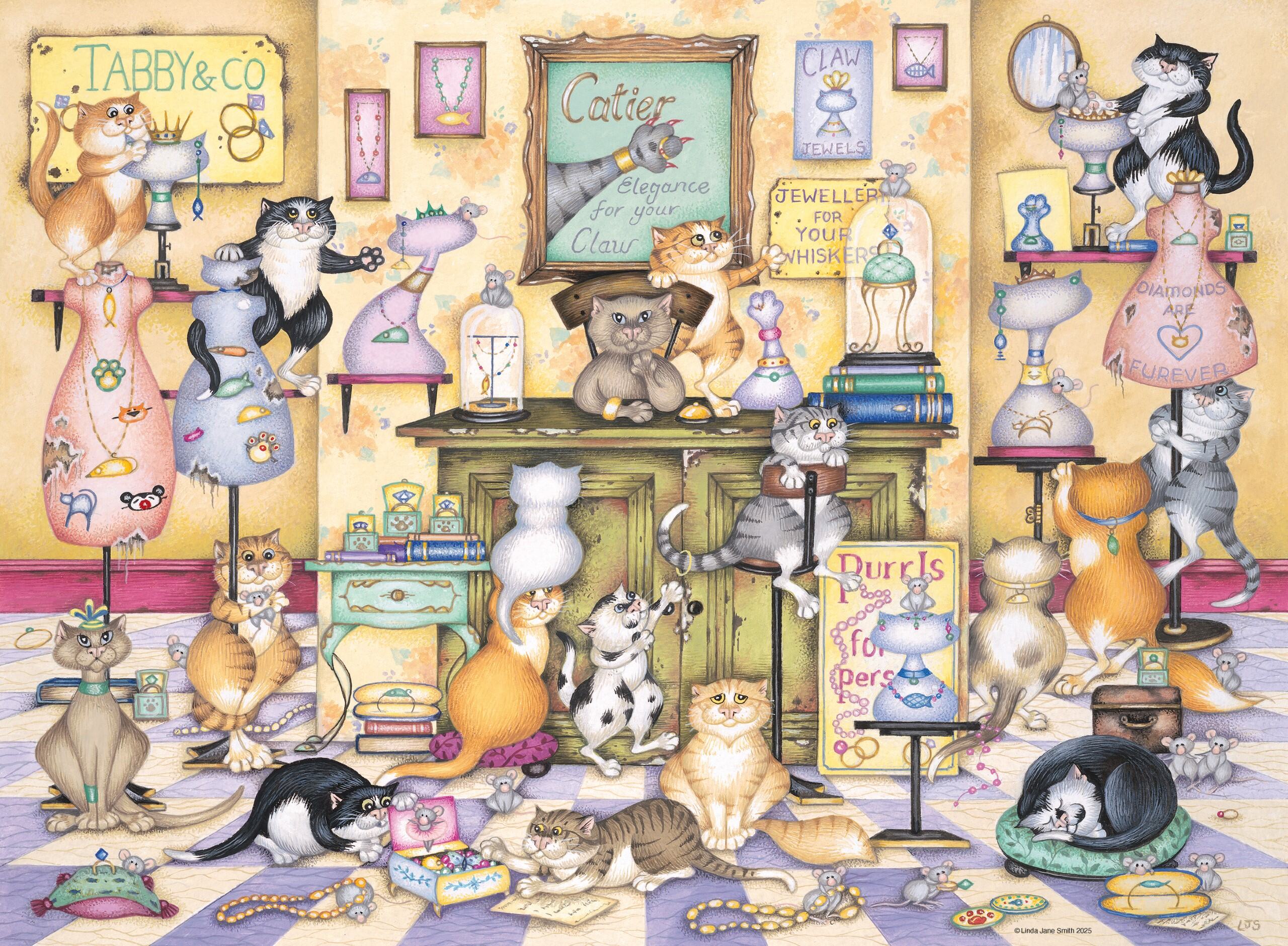 Crazy Cats: Taby & Co. 500pc