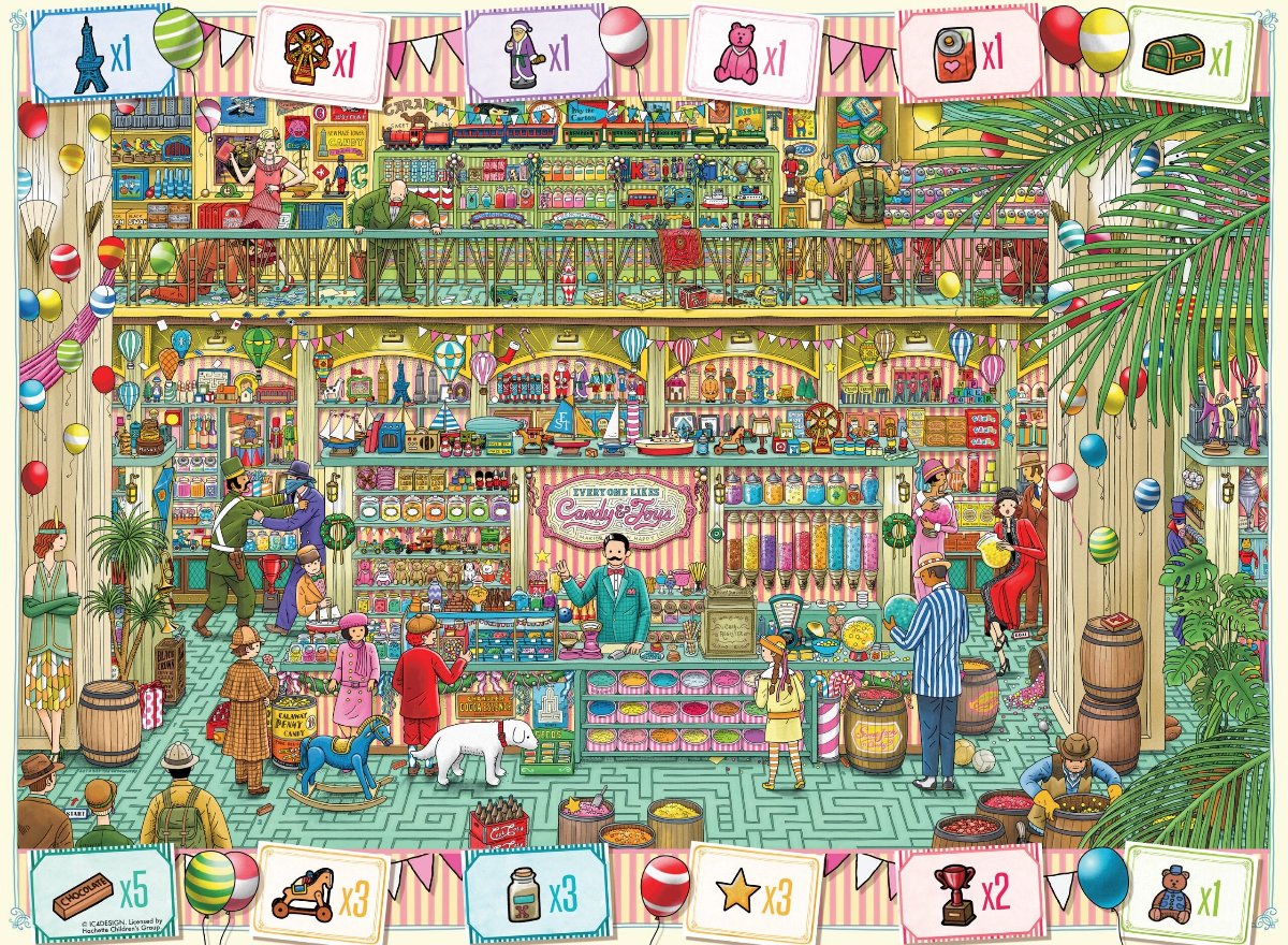 Pierre the Maze Detective, The Candy Store 100pc XXL