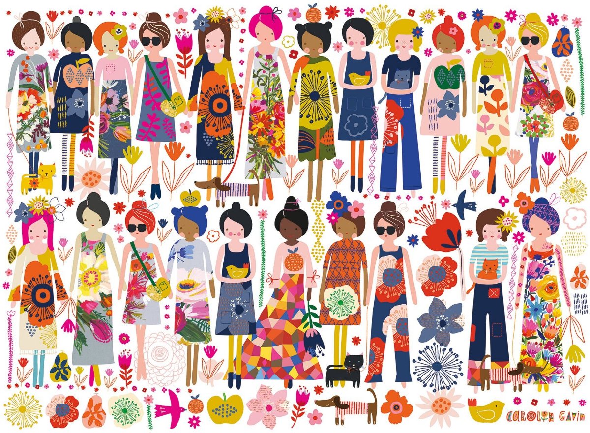 Flowers & Friends, 200pc XXL