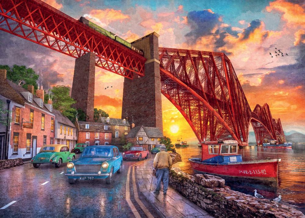 Forth Bridge at Sunset, 1000pc