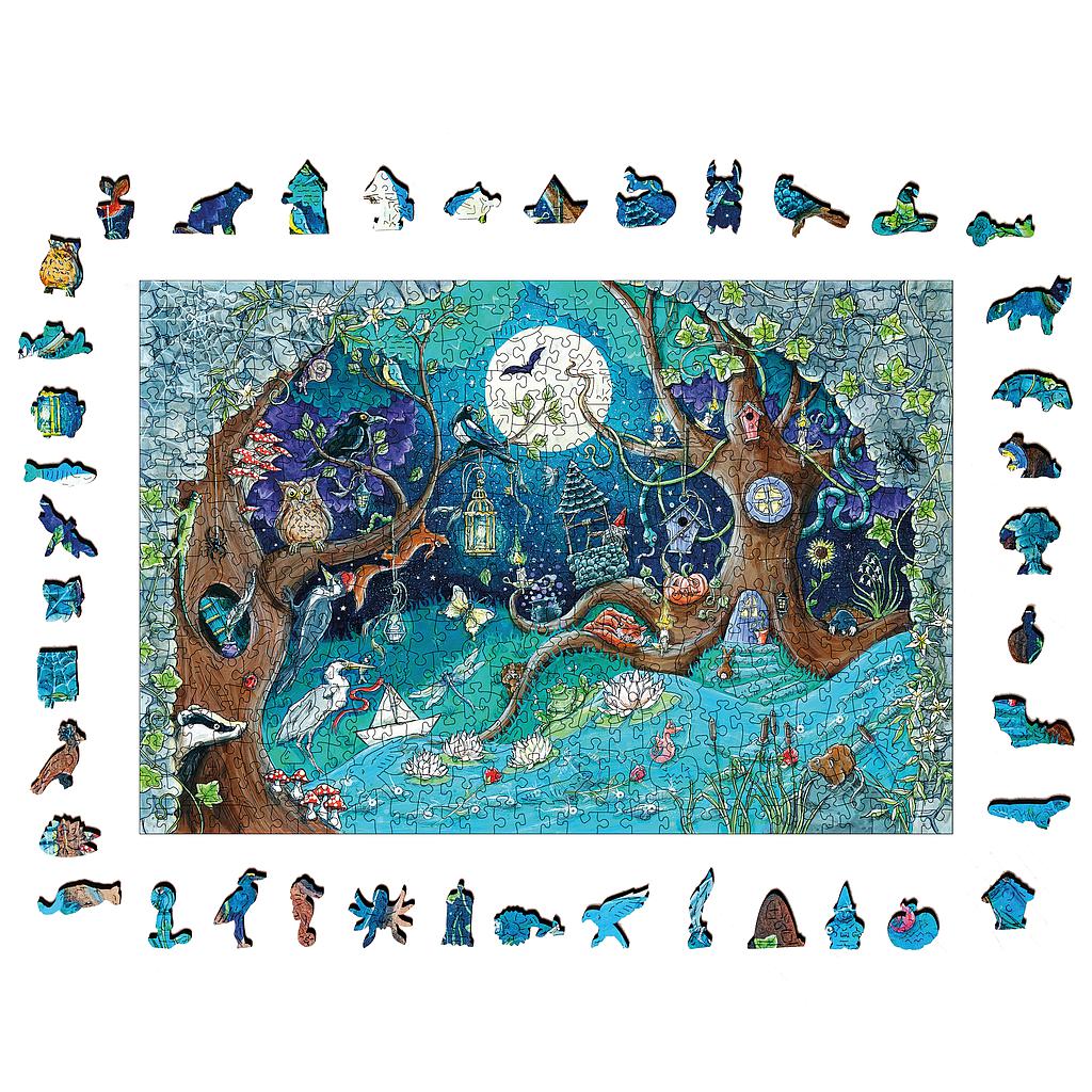 Fantasy Forest 500pc Wooden Puzzle