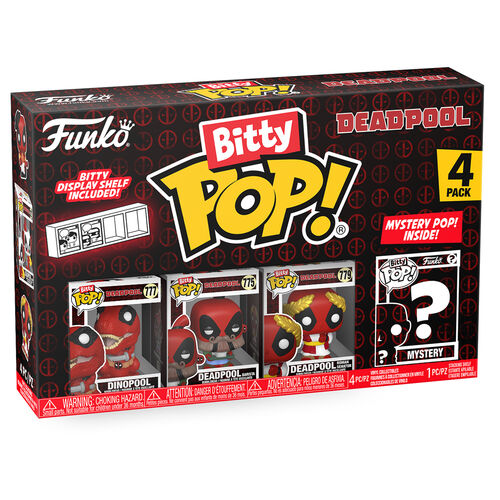 Asst Bitty POP Deadpool 4 pack