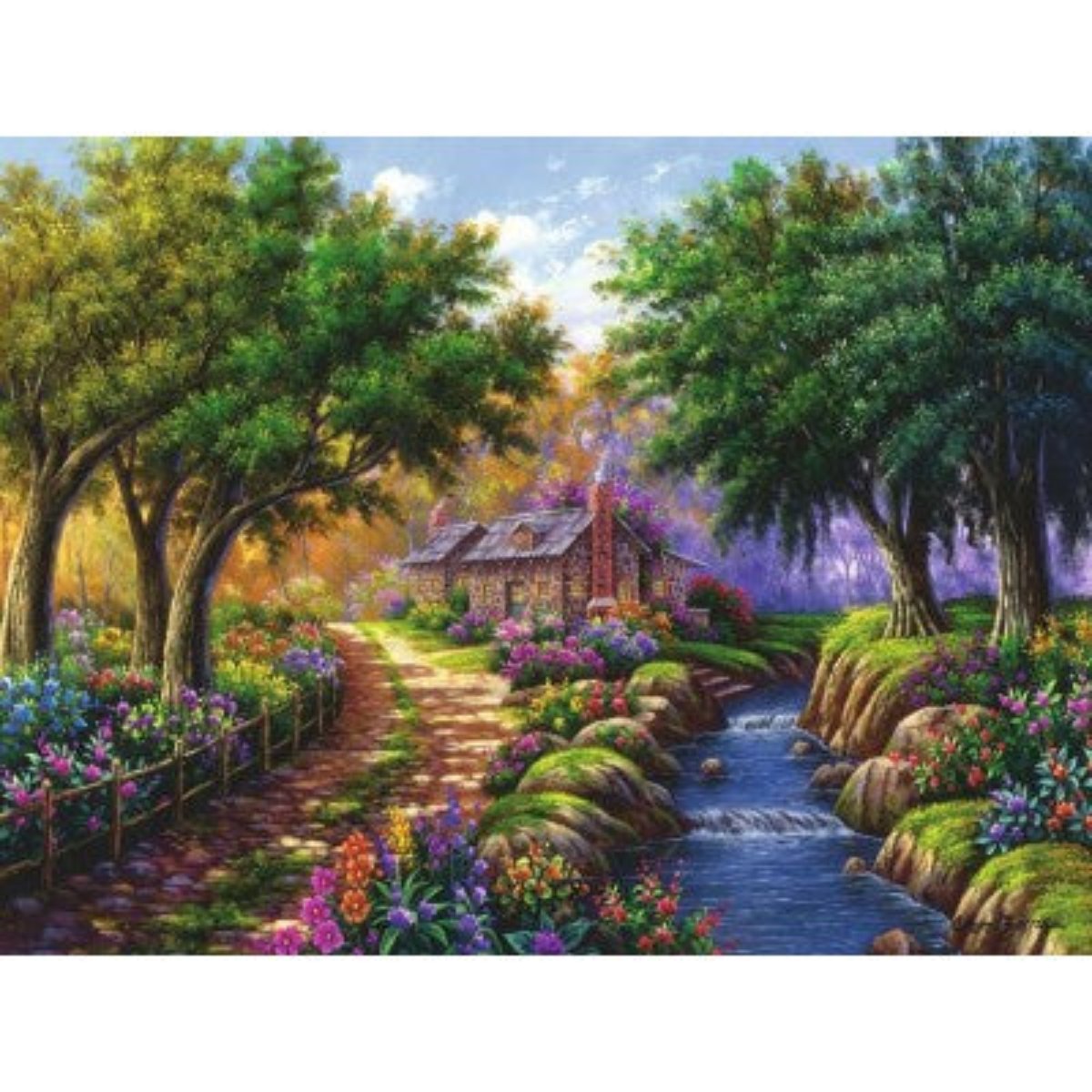 Cottage by the River 1500pc Puzzle