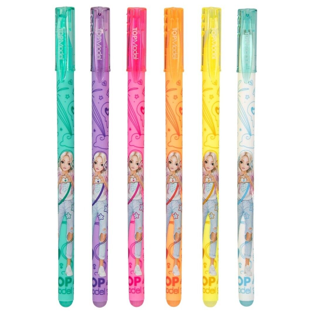 TOPModel Neon Gelpen Set 6 Colours