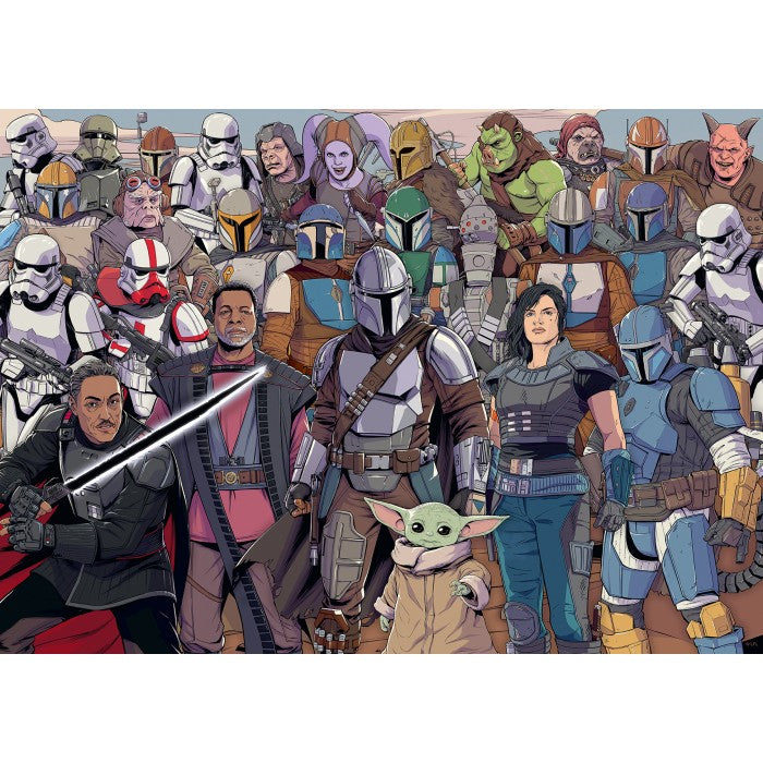 Starwars The Mandalorian Challenge 1000pc puzzle